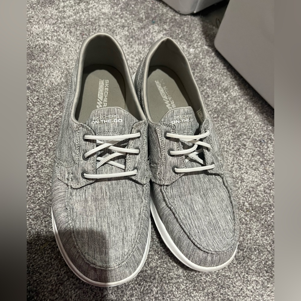Skechers Light Gray On-the-Go Sneakers
